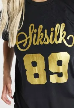 SikSilk T-Shirt Print - Black -Outlet SikSilk Winkel f328c36b631e4ac2bc05be2be8409084