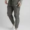 SikSilk Smart Jogger Pant - Broek - Beige Dogtooth -Outlet SikSilk Winkel f595fdcf96a74547940a7475bcd23cf0