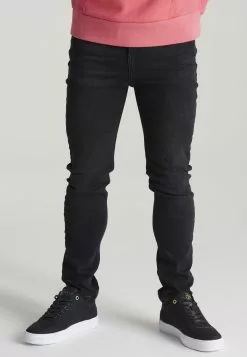 SikSilk Slim - Slim Fit Jeans - Black