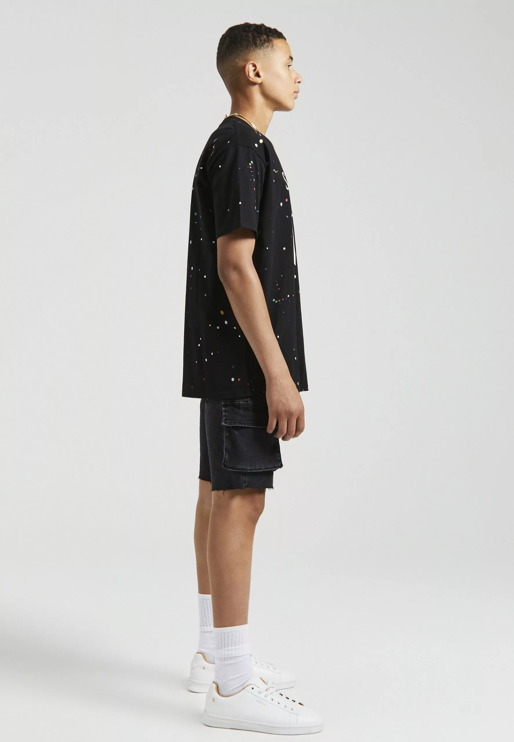 SikSilk T-Shirt Print - Black 6 SikSilk T-Shirt Print - Black - Afbeelding 4