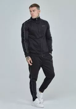 SikSilk Panelled- Trainingsbroek - Black