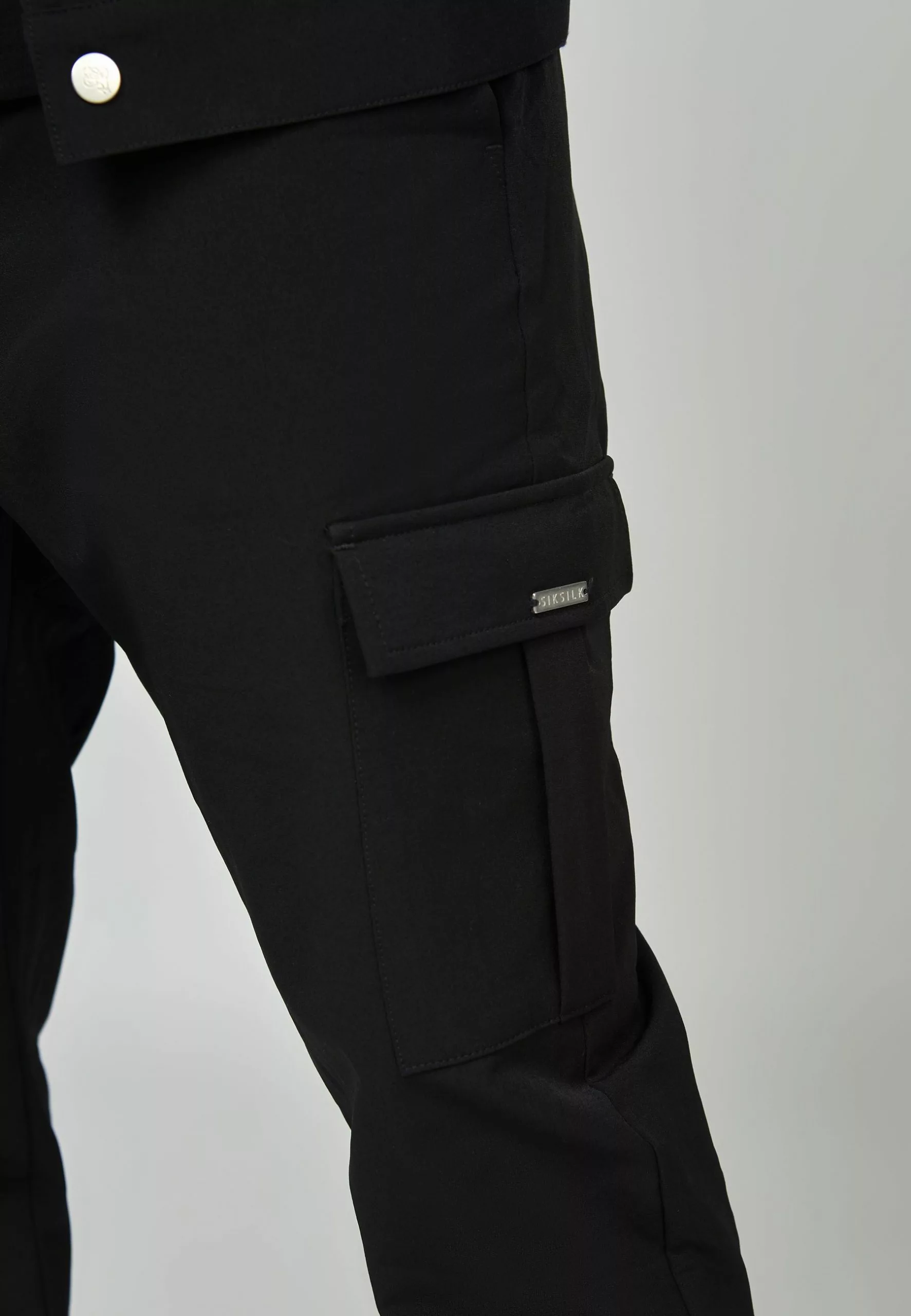 SikSilk UtilityJogger - Cargobroek - Black 6 SikSilk UtilityJogger - Cargobroek - Black - Afbeelding 4