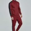 SikSilk Velour Panelled- Trainingsbroek - Burgundy 1 SikSilk Velour Panelled- Trainingsbroek - Burgundy -Outlet SikSilk Winkel f9ad8a3550434e77b1873f435df331e2