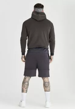 SikSilk Foundation Emboss Hoodie - Sweater - Black -Outlet SikSilk Winkel fb637c10197b4e9ba435a1de5cfc7cc9