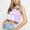 SikSilk Retro Sports Crop - Top - Lilac -Outlet SikSilk Winkel fbee0018011d4e1f87999d87071c07d2