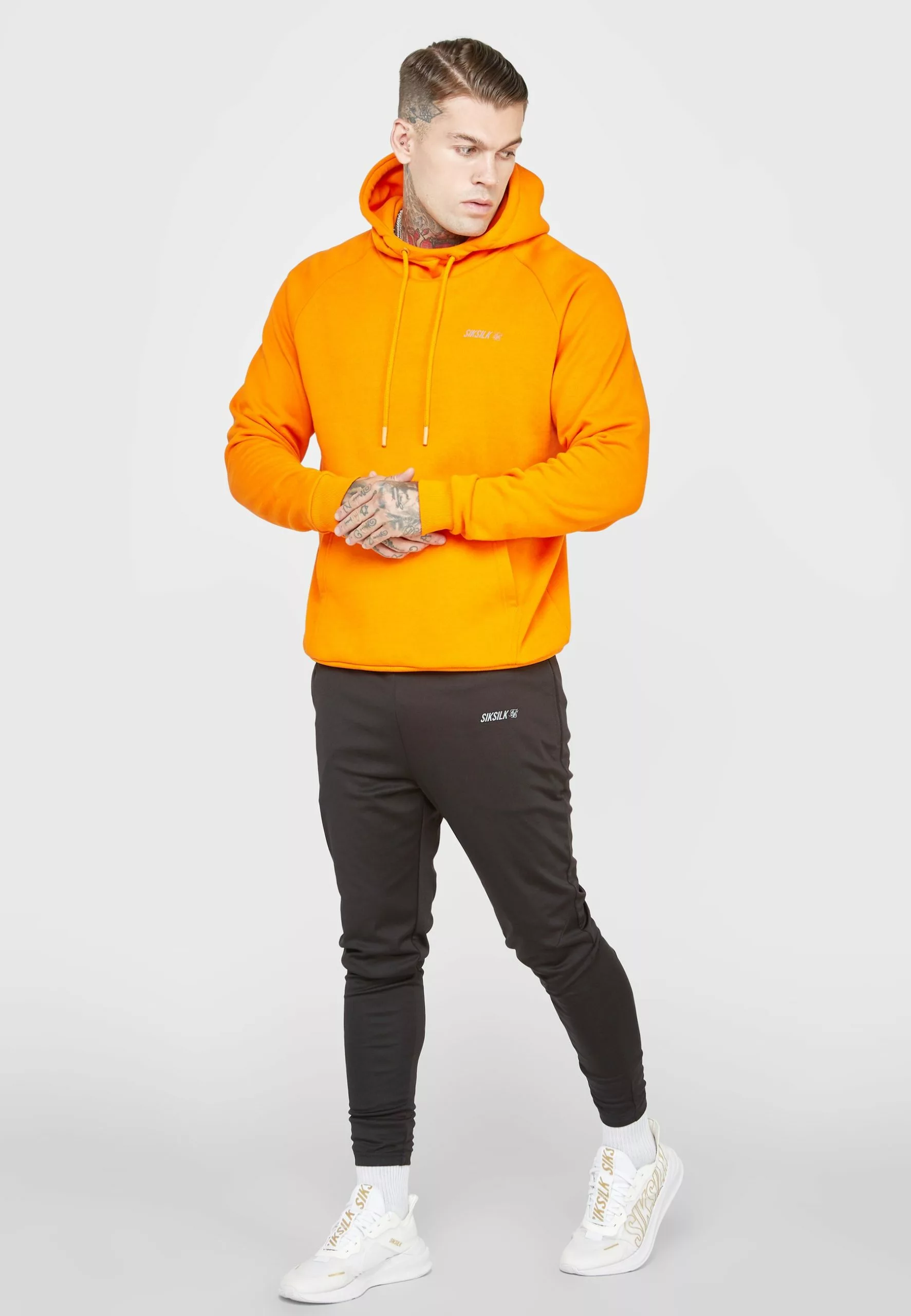 SikSilk Hoodie - Orange 4 SikSilk Hoodie - Orange - Afbeelding 2