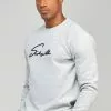 Siksilk Script- Sweater - Grey -Outlet SikSilk Winkel fd2a2704a0d840149905dca52264d16c