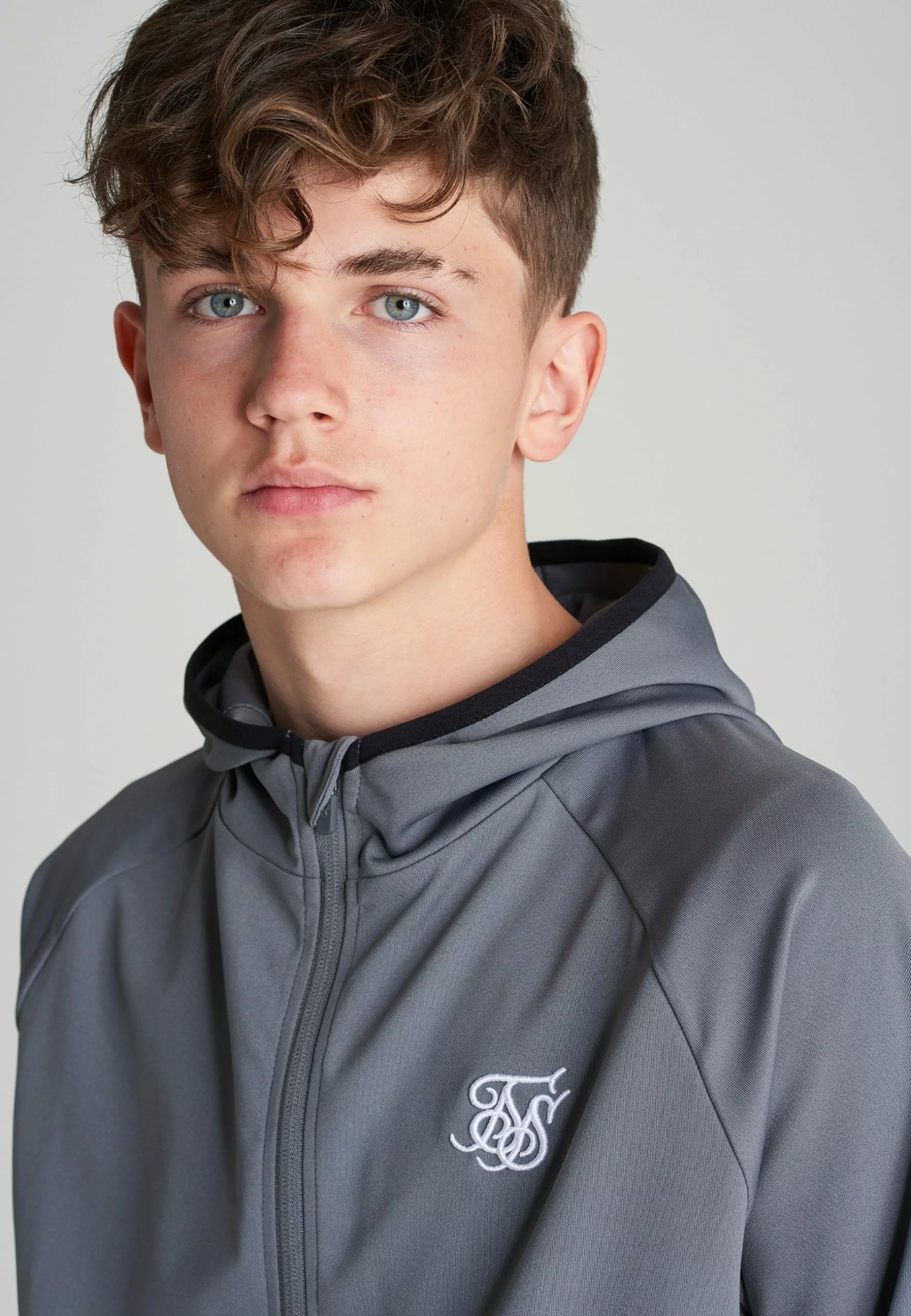 SikSilk Hoodie - Grey 7 SikSilk Hoodie - Grey - Afbeelding 5
